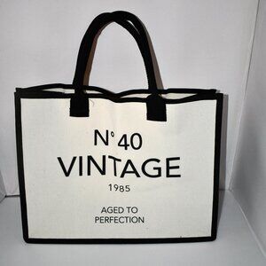 No 40 Vintage Canvas Tote Bag NWT  Condition:  Brand New  Product Features:  Per